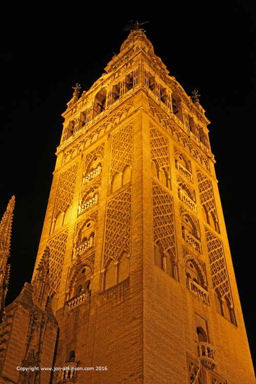 Seville Cathedral at Night 